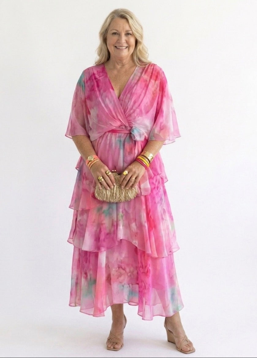 Marlowe & June™ | Layered Floral Sun Dress