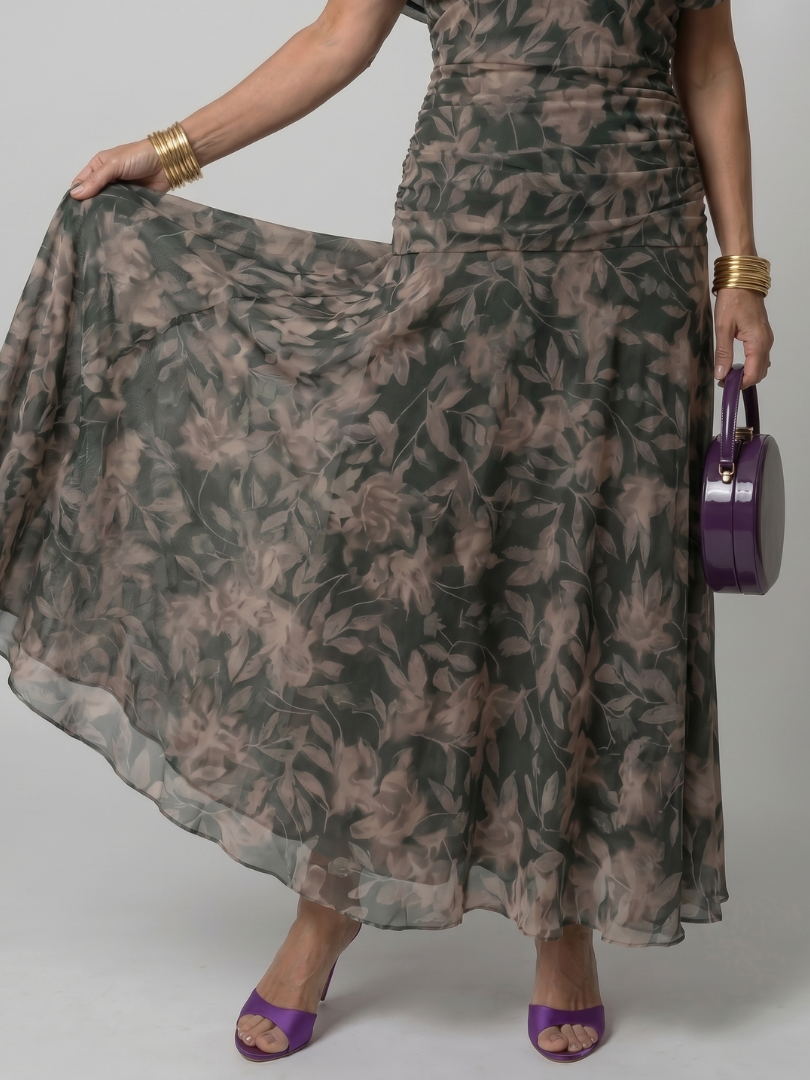 Marlowe & June™ | Off Shoulder Flow Midi Dress