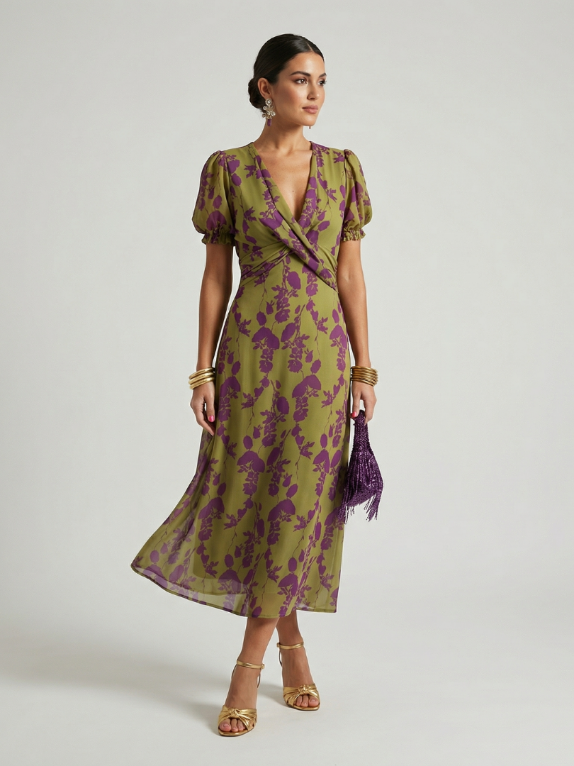 Marlowe & June™ | Relaxed Floral Midi Dress