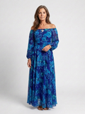 Marlowe & June™ | Off Shoulder Floral Maxi Dress