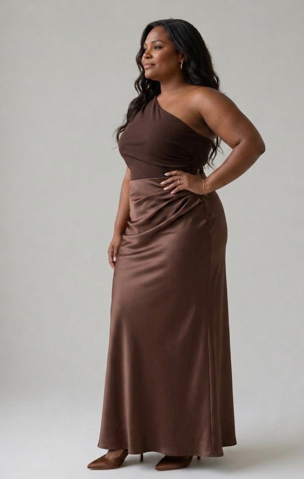 Marlowe & June™ | Maxi Dress with a Guilt in Satin