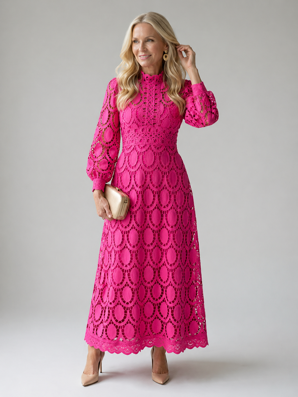 Marlowe & June™ | Lace Midi Dress