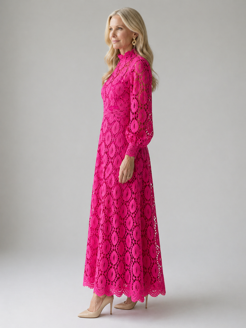 Marlowe & June™ | Lace Midi Dress