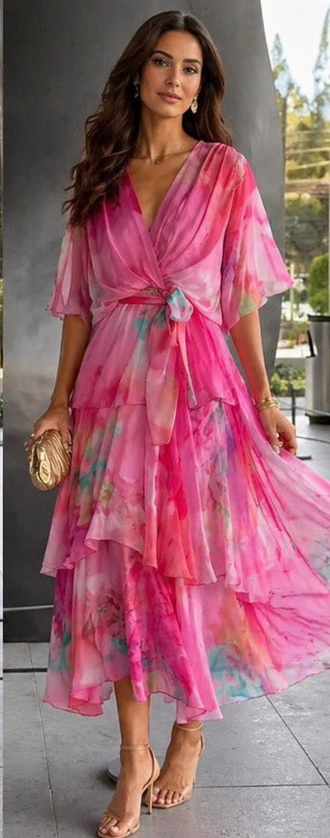 Marlowe & June™ | Layered Floral Sun Dress