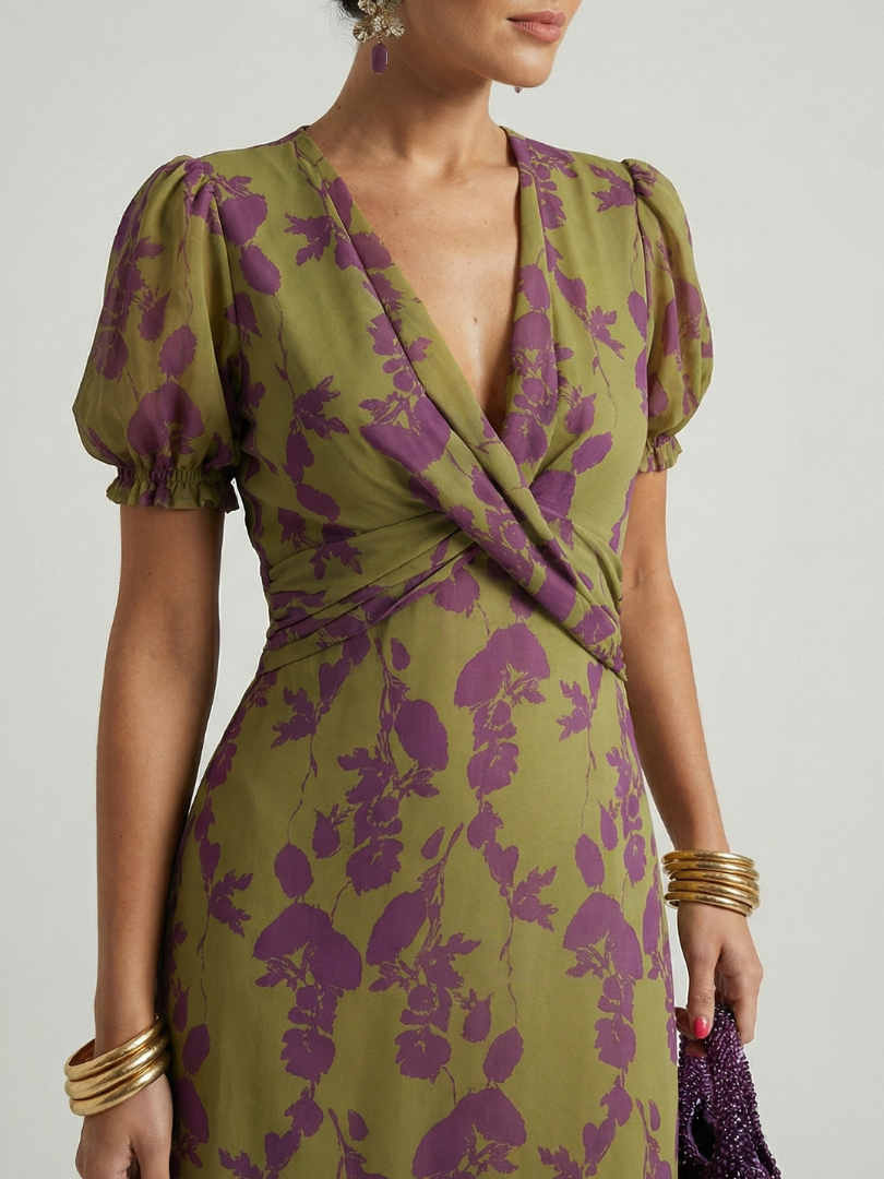 Marlowe & June™ | Relaxed Floral Midi Dress