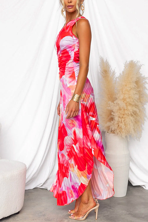 Marlowe & June™ | Vibrant Tropical Evening Dress