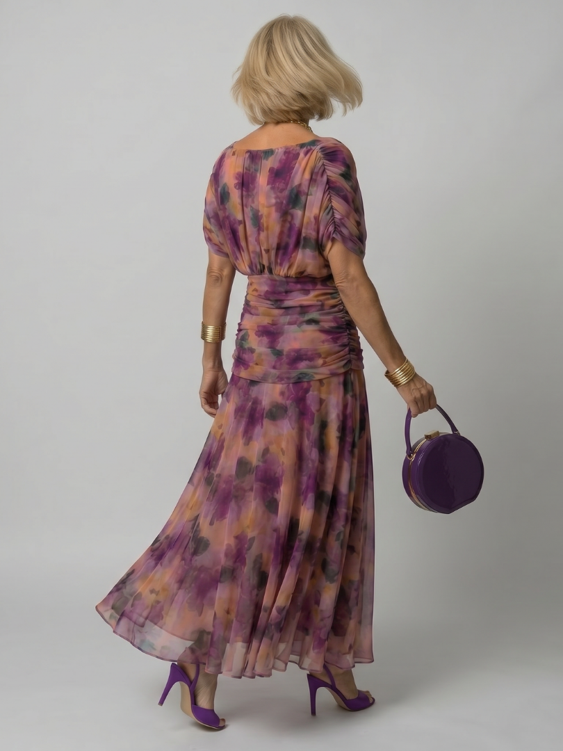 Marlowe & June™ | Off Shoulder Flow Midi Dress