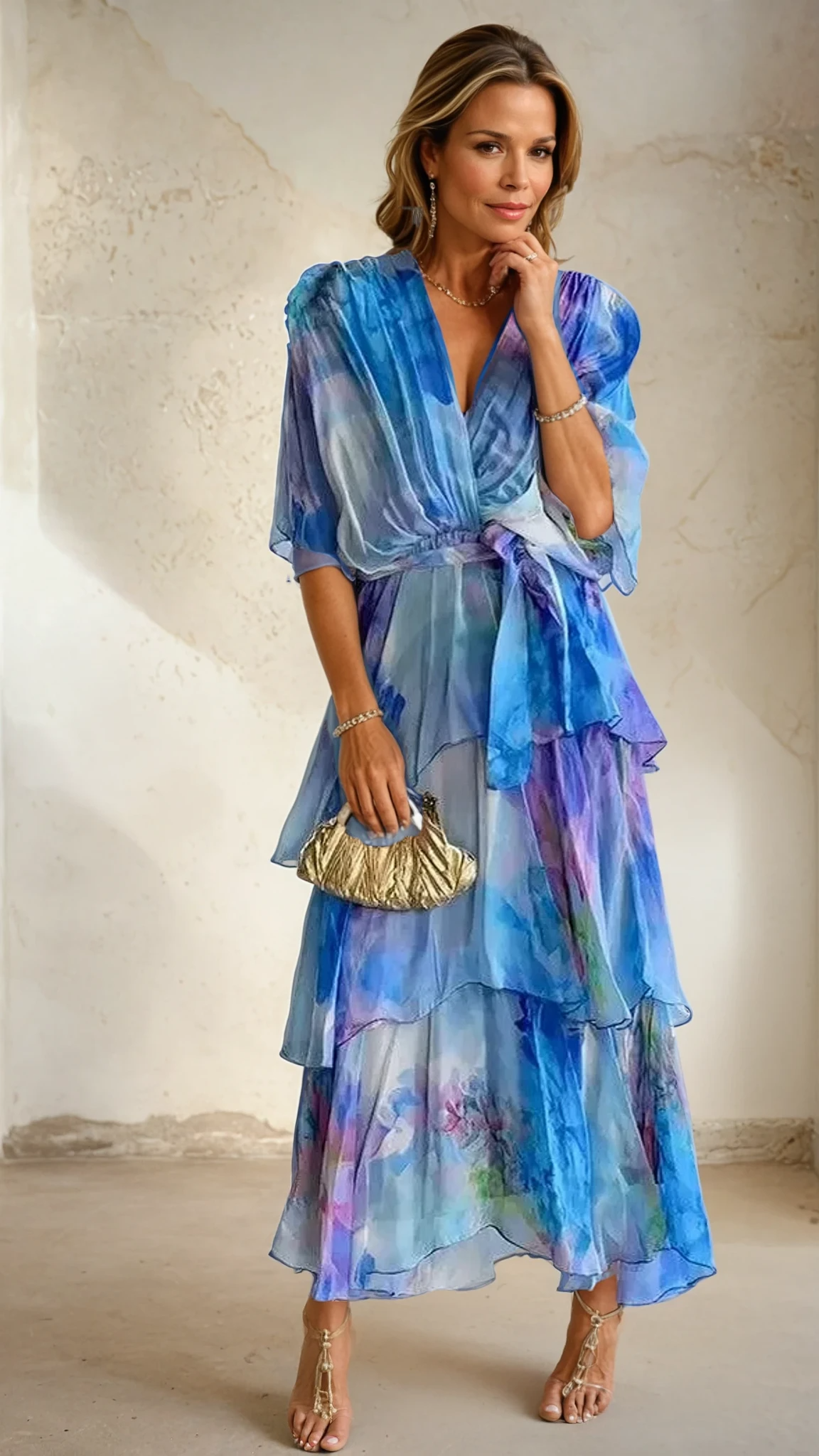 Marlowe & June™ | Layered Floral Sun Dress