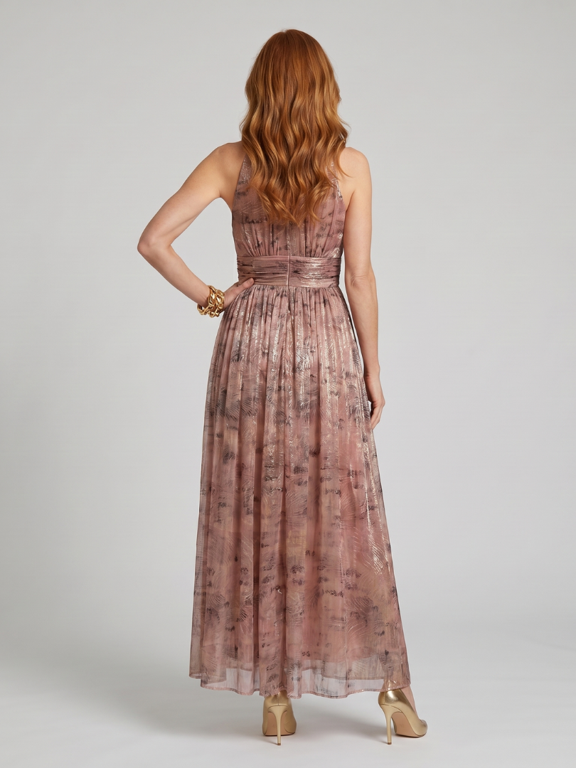 Marlowe & June™ | Textured Finish Sleeveless Midi Dress