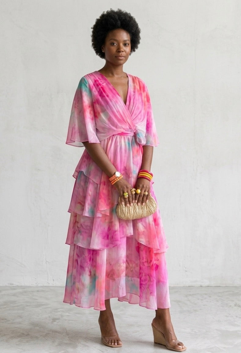 Marlowe & June™ | Layered Floral Sun Dress
