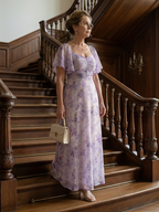Vaelis | Flutter Sleeve Midi Dress