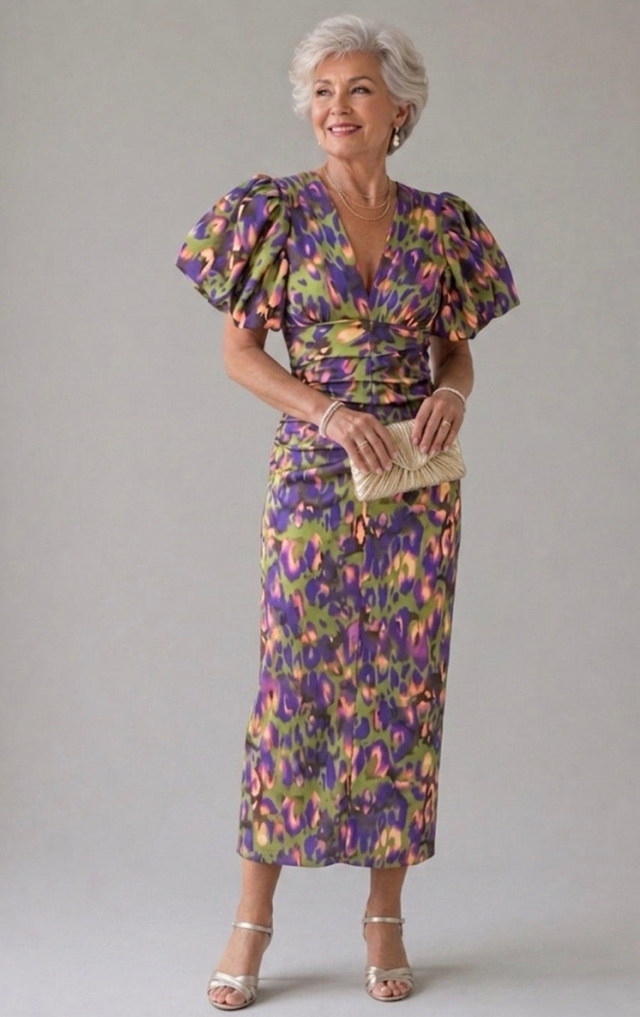 Marlowe & June™ | Vivid Pleated Midi Dress