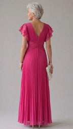 Marlowe & June™ | Pleated Evening Dress
