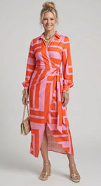 Marlowe & June™ | Printed Wrap Dress