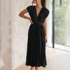 Marlowe & June™ | Timeless Pleated Midi Dress