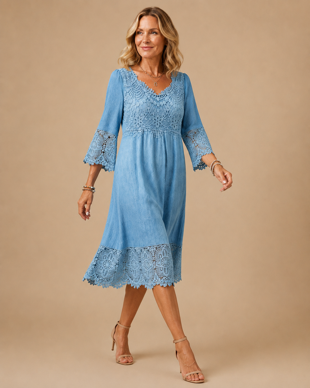 Laura | Women's Cocktail Midi Dress
