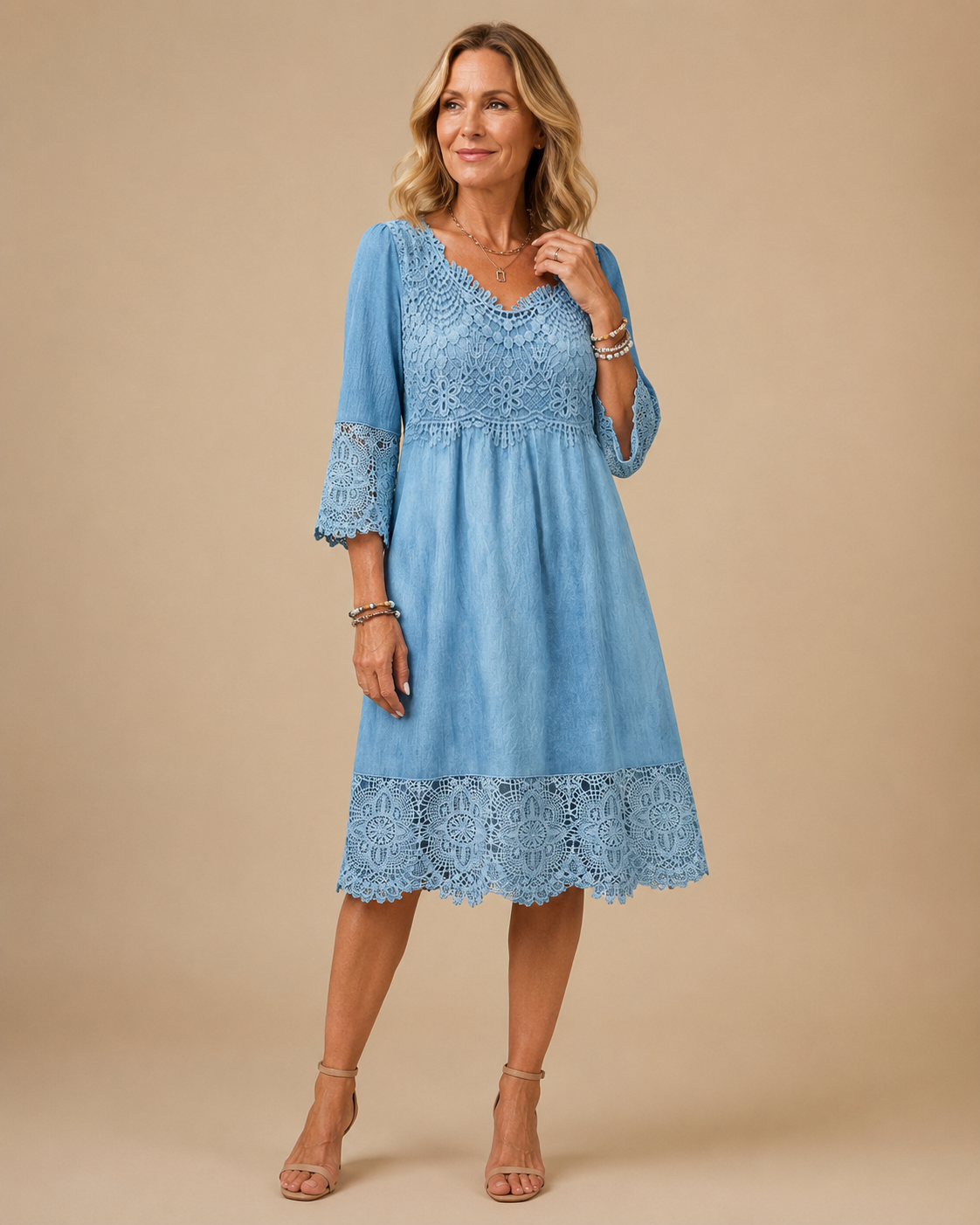 Laura | Women's Cocktail Midi Dress