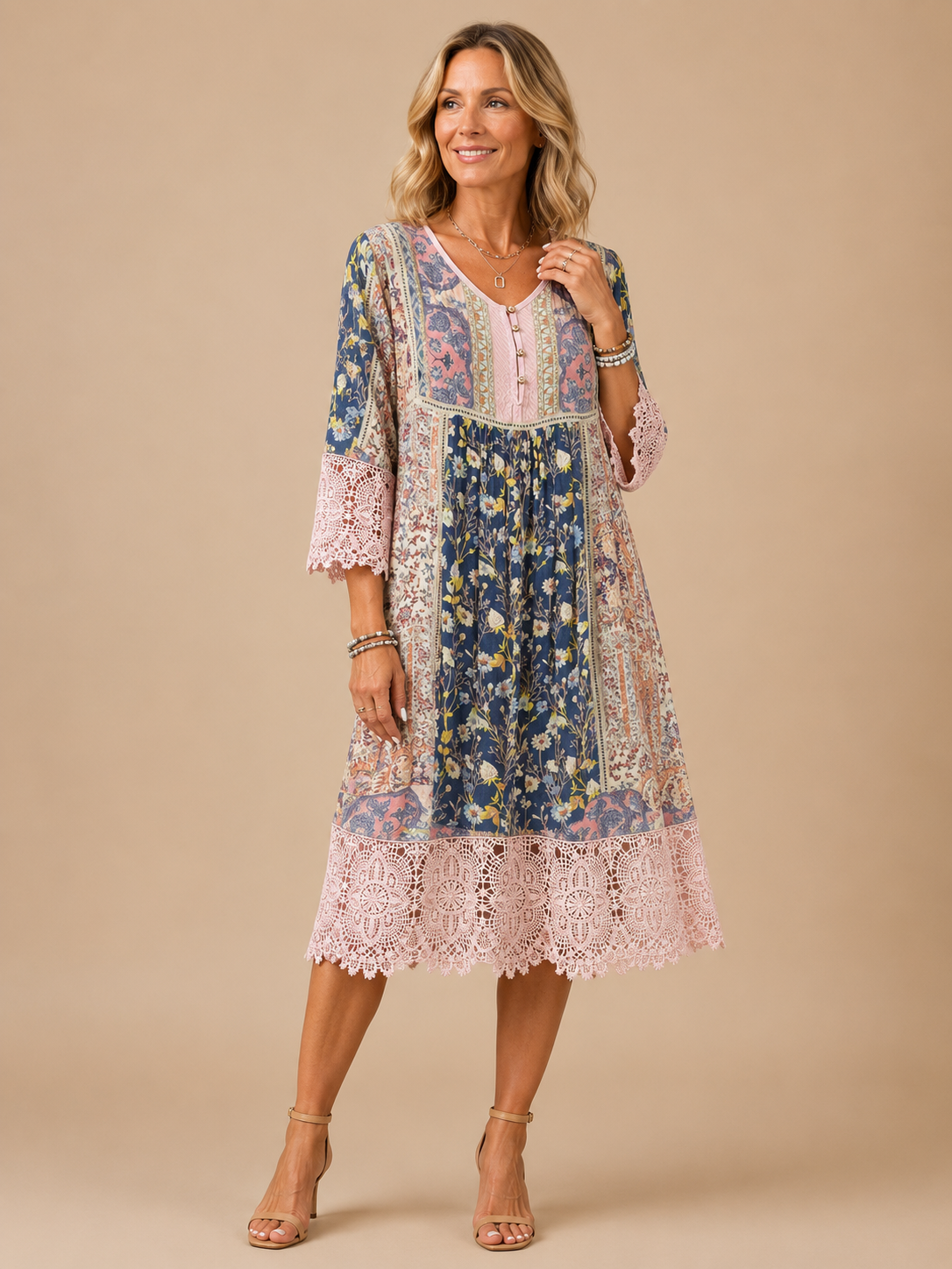 Laura | Women's Cocktail Midi Dress