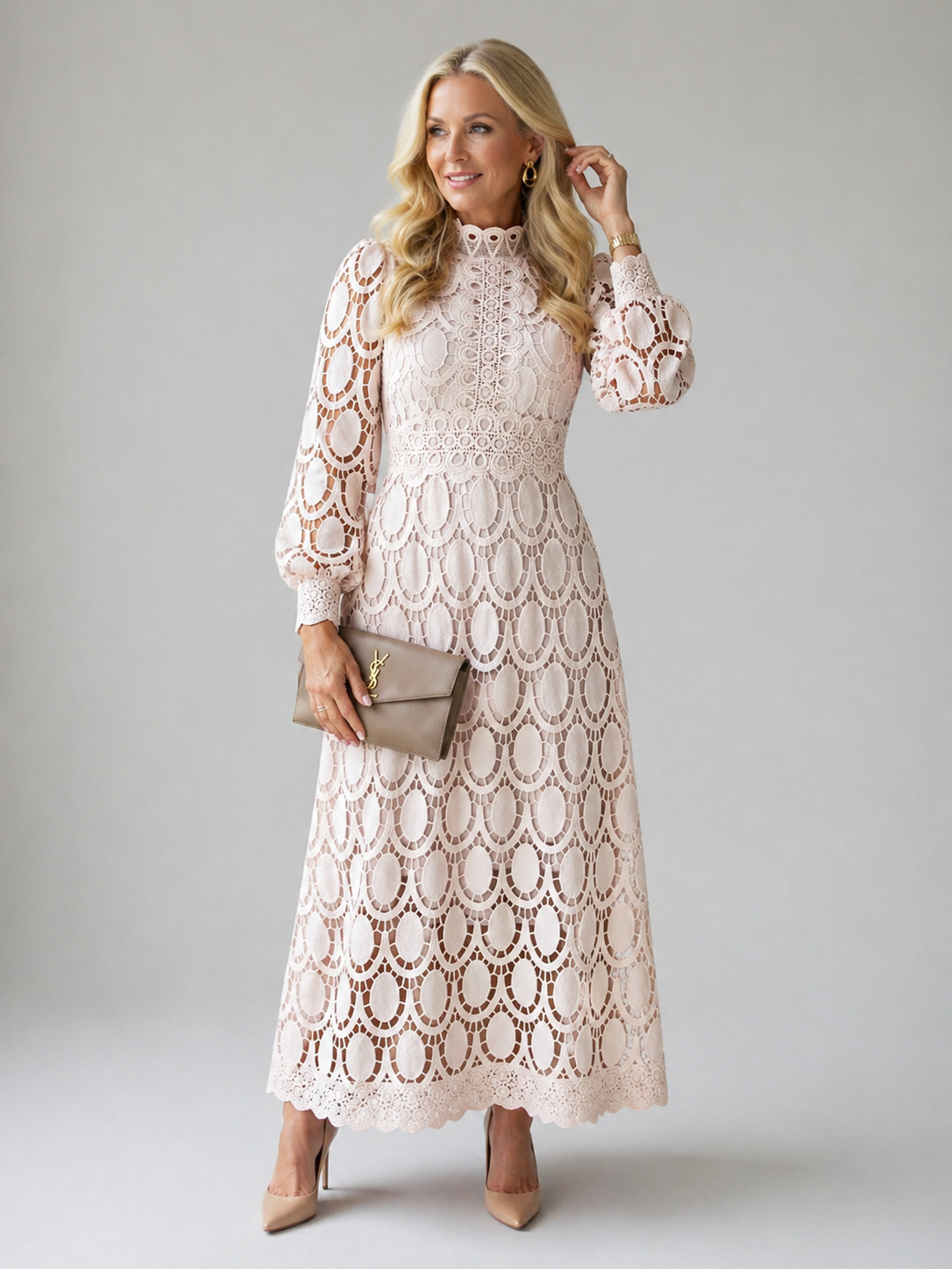 Marlowe & June™ | Lace Midi Dress