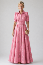 Marlowe & June™ | Belted Floral Maxi Dress