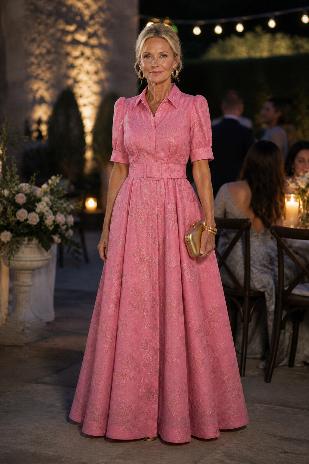 Marlowe & June™ | Belted Floral Maxi Dress