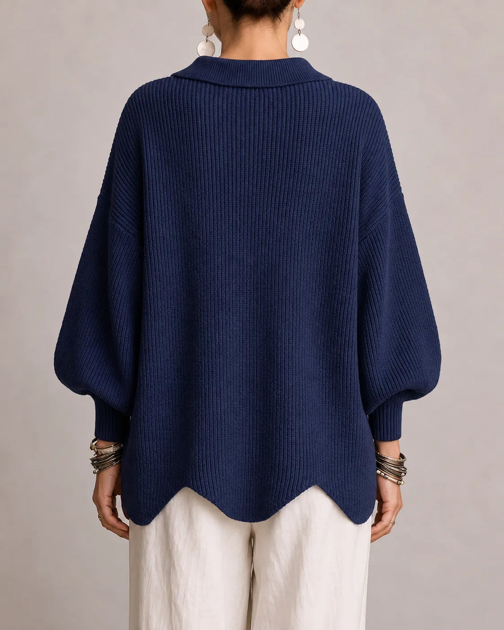 Elara | Oversized Button Knit Cardigan