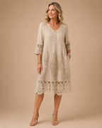 Laura | Women's Cocktail Midi Dress