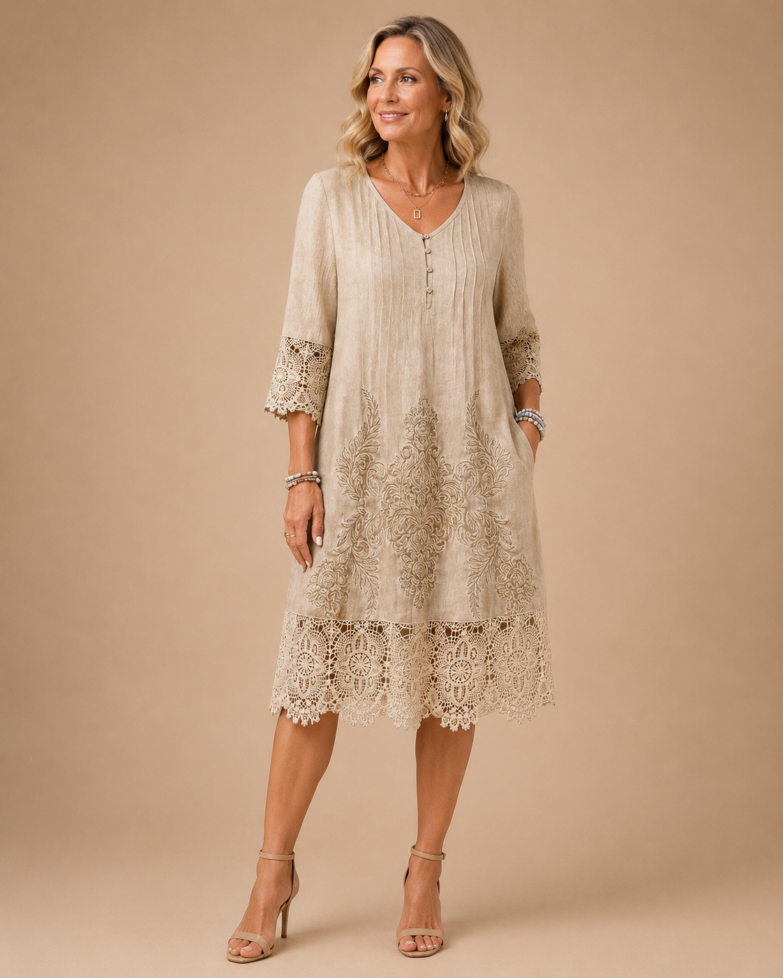 Laura | Women's Cocktail Midi Dress