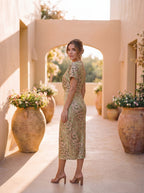 Copper Midi Dress | Women's Summer Dress