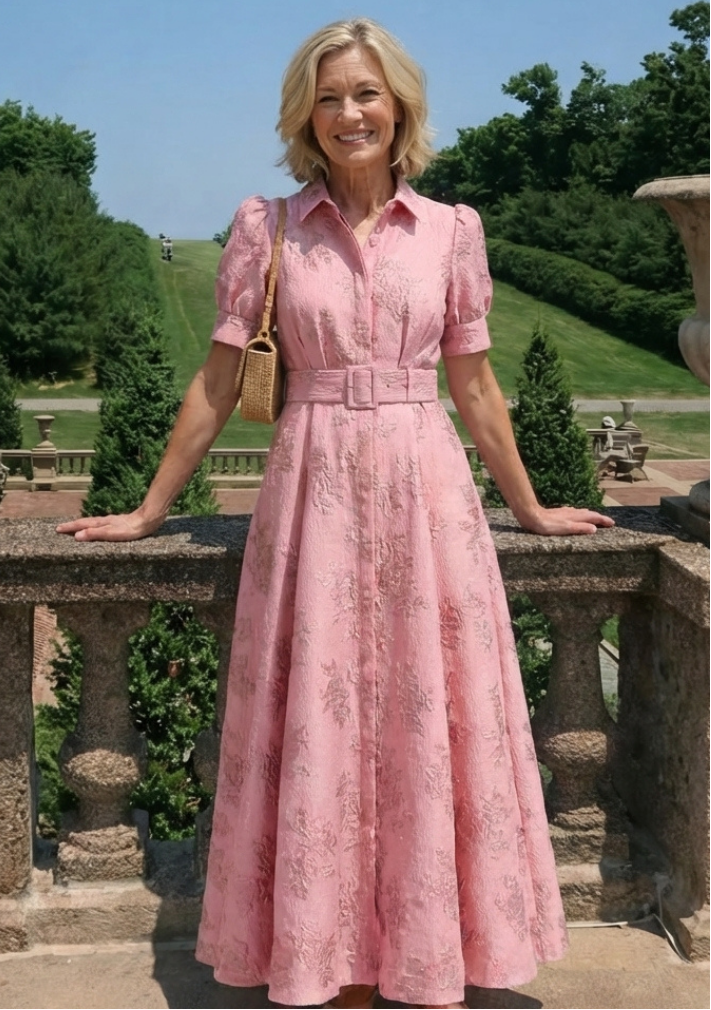 Marlowe & June™ | Belted Floral Maxi Dress