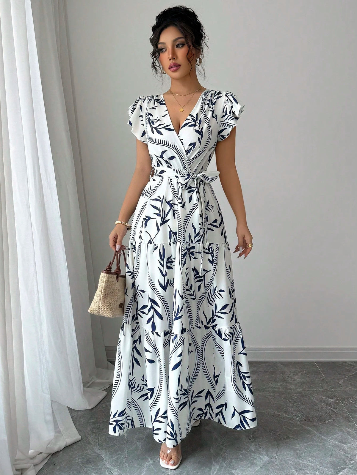 Marlowe & June™ | Sophie Flowy Midi Dress – Effortless Everyday Elegance