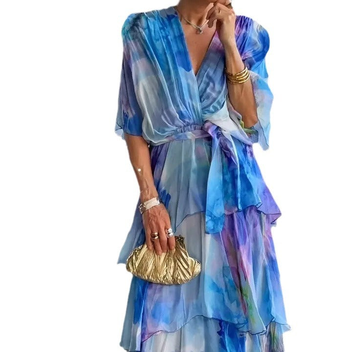 Marlowe & June™ | Layered Floral Sun Dress