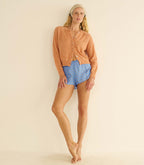 PETRA CARDIGAN -- CORAL