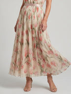 Marlowe & June™ | Halter Neck Floral Midi Dress