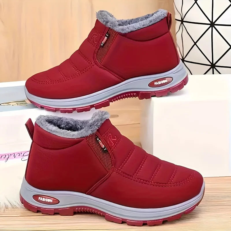 UltraWarm Waterproof Shoes – Anti-Slip Comfort with Soft Wool Lining