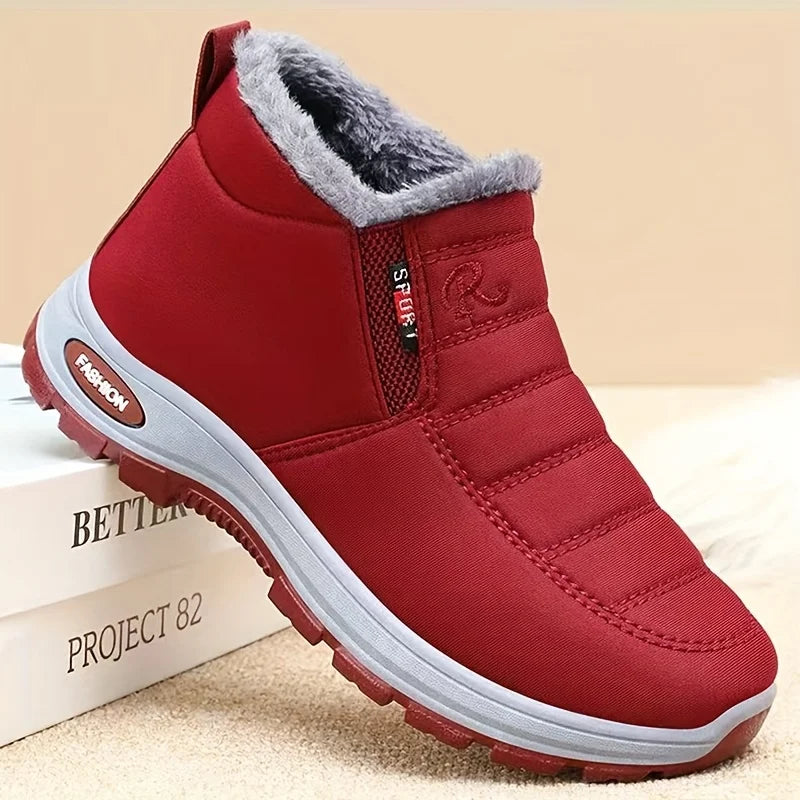 UltraWarm Waterproof Shoes – Anti-Slip Comfort with Soft Wool Lining