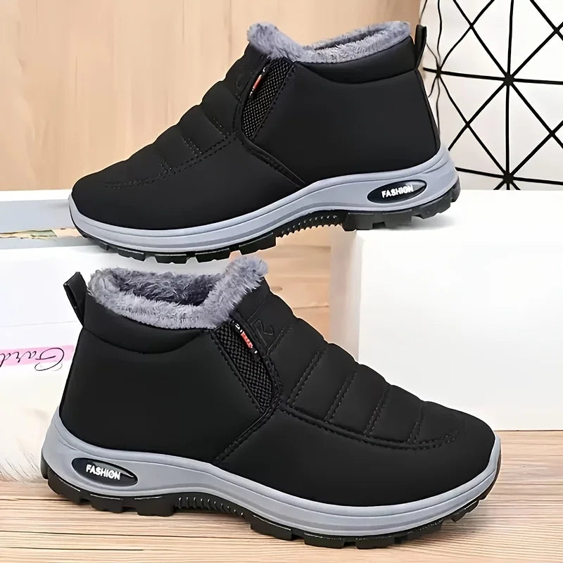 UltraWarm Waterproof Shoes – Anti-Slip Comfort with Soft Wool Lining