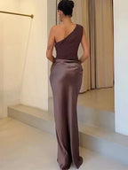 Marlowe & June™ | Maxi Dress with a Guilt in Satin