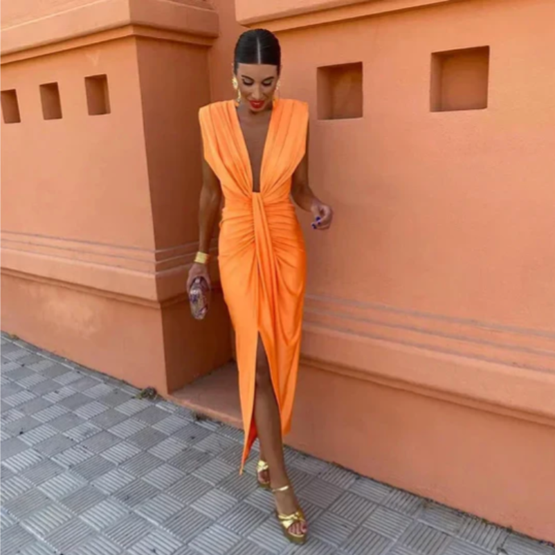 Marlowe & June™ | Elegant Pleated Dress