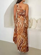 Marlowe & June™ | Vibrant Tropical Evening Dress