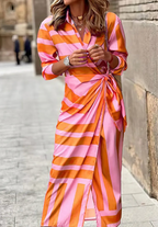 Marlowe & June™ | Printed Wrap Dress