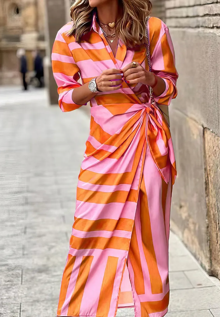Marlowe & June™ | Printed Wrap Dress