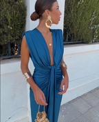 Marlowe & June™ | Elegant Pleated Dress