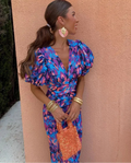 Marlowe & June™ | Dress with Puff Sleeves