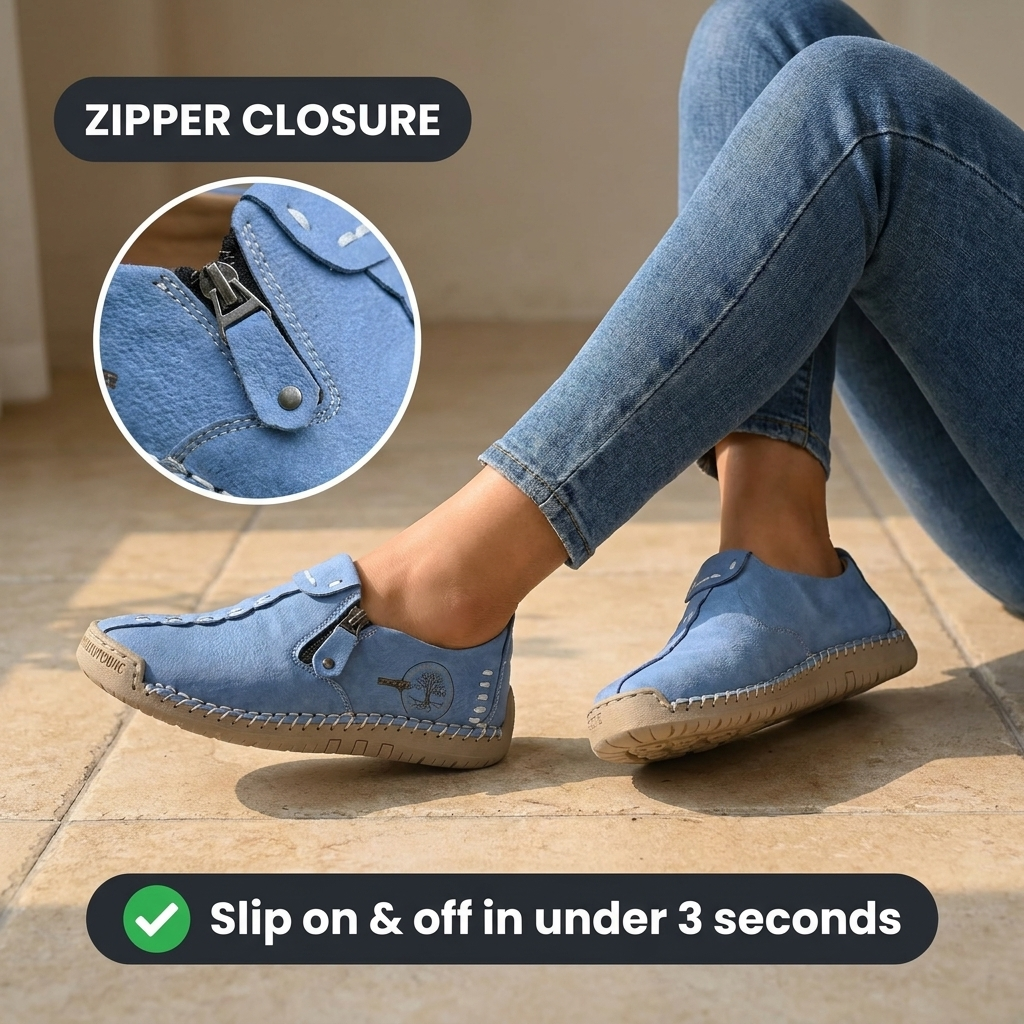 Vera™ – Slip-On, Hands-Free Ergonomic Loafers